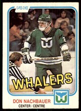 1981-82 O-Pee-Chee Don Nachbaur Rookie Hartford Whalers #138