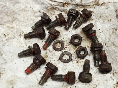 Vtg 1993 GEO METRO XFI ENGINE OIL PAN BOLTS 1989-94 hardware Foto 1 de 4