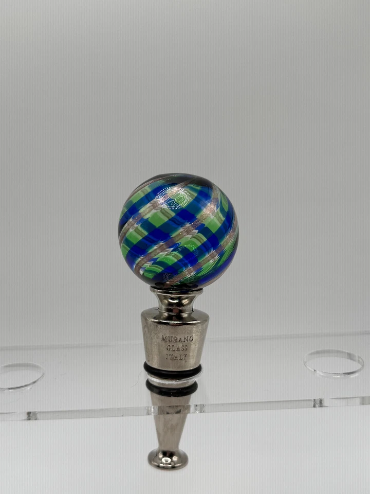 Винная пробка из муранского стекла — абстрактная сфера - Изображение 1 из 1