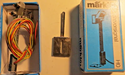 Märklin 7237 H0 Vorsignal Vr0 / Vr2 mit Befestigungsmaterial Neu in OVP - Bild 1 von 2
