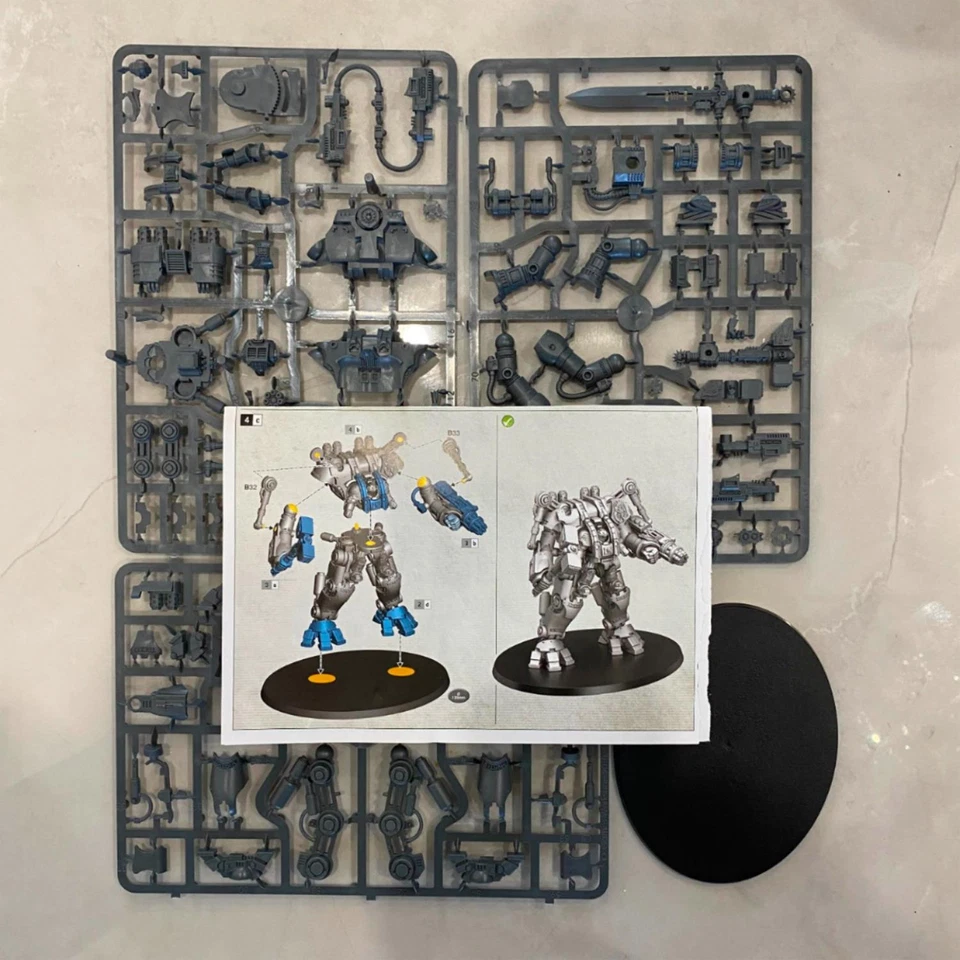 Nemesis Dreadknight (Nuevo en Sprue) - Warhammer 40k Caballeros Grises Nuevo de Lote Antiguo Foto 1 de 1