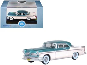 1955 Chrysler New Yorker Deluxe St. Regis 1:87 jadegrün metallic & creme Dieca - Bild 1 von 4