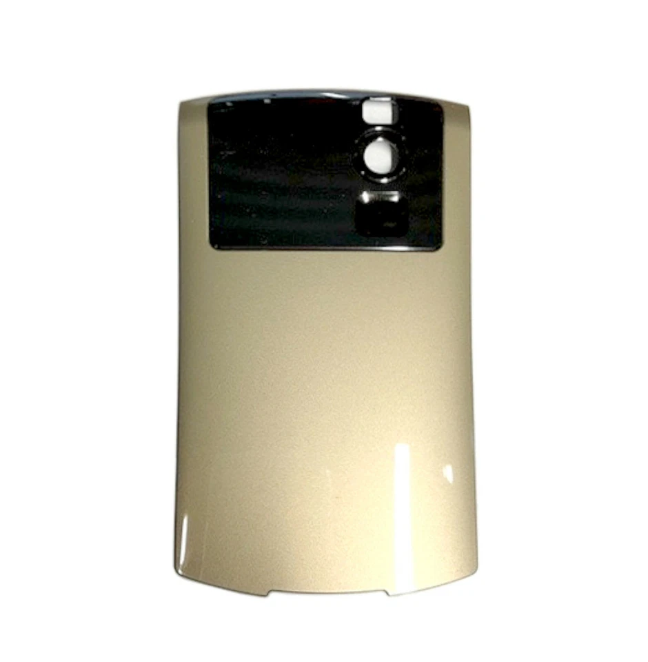 GENUINA Blackberry Curve 8310 CUBIERTA BATERÍA Puerta DORADA Barra Teléfono Celular Panel Trasero Foto 1 de 1