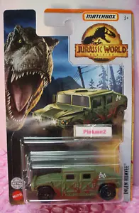 2022 Matchbox JURASSIC WORLD Dominion INGEN HUMVEE 🦖 army green; mud - Picture 1 of 2