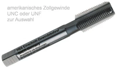 Gewindebohrer UNC UNF No.4 - 3/4" Zoll BAER Handgewindebohrer Gewindeschneider