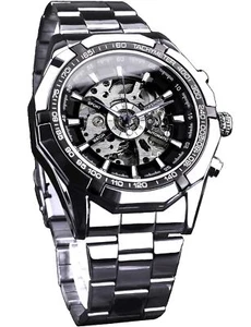 FORSINING Reloj Hombre Cuerda Automática Esqueleto Hueco Mecánico Automático Lujo... - Imagen 1 de 6
