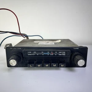 Reproductor de radio estéreo de coche clásico Harry Moss vintage retro años 70 1980 probado - Imagen 1 de 5