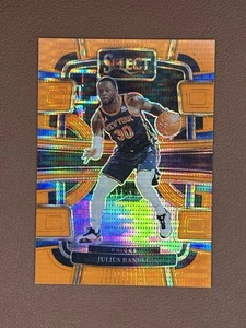 2023-24 Panini Select - #46 Julius Randle /15 - FOTL Pulsar Neon Orange Prizm - Imagen 1 de 2