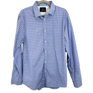 Scotch & Soda Herren XXL blau kariert Langarm Hemd mit Knopfleiste Büro Karriere - Bild 1 von 6