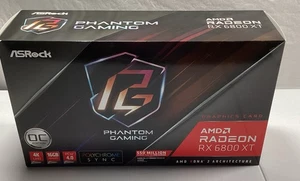 ASRock Radeon RX 6800 XT Phantom Gaming D 16G OC Triple Fan White GPU - Picture 1 of 15