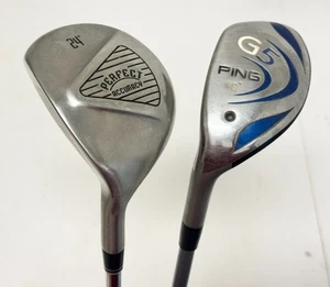 Ping 40.25" G5 19* 2-Hybrid Soft-Tip Regular Flex + 39" 24* Perfect Club | LH - Picture 1 of 11