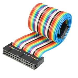 Cable Plano Idc De 26 Pines Flexible Multicolor Cable Puente 48cm De Paso 2,54mm - Imagen 1 de 5