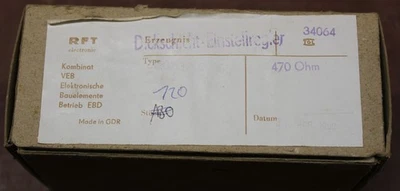 100pcs 470Ohm thick film adjuster for board ceramic body by RFT - Image 1 of 4