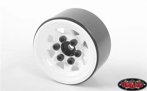 RC4WD Stamped Steel 1.0 Stock Beadlock Wheels (White) / RC4ZW0111 - Bild 1 von 1