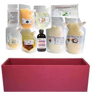 Kim's Celebrate Lavender - R.E.D. Silikonform (rot) Seifenherstellungsset - Bild 1 von 15