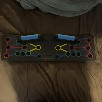 28 in 1 Push Up Rack Board System Fitness Workout Train Home Gym Exercise Stands - Image 1 of 4