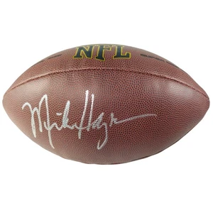 Mike Haynes Signed Wilson NFL Football Raiders Patriots HOF Proof COA - Picture 1 of 7