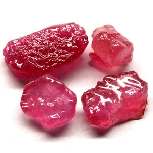 19.40Ct. Natural Gemstone Ruby Rough Pinkish Red Color Mine Mozambique Sparkling - Picture 1 of 7