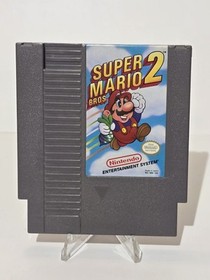 🍄🫜 Super Mario Bros. 2 (Nintendo NES, 1988) Authentic Cartridge ONLY