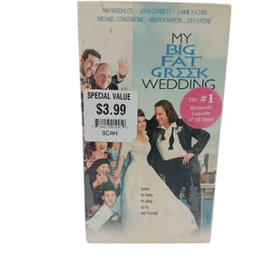 My Big Fat Greek Wedding VHS Tape 2002 Romantic Comedy PG Full Screen Movie - Picture 1 of 3