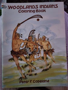 Woodlands Indians Dover Malbuch - SEHR GUT - Bild 1 von 4