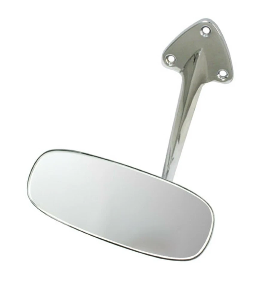 Chrome Rear View Mirror, Fits VW 1965-1967 Type 1 Sedan, Bug Beetle EMPI 98-8578 - Image 1 of 1