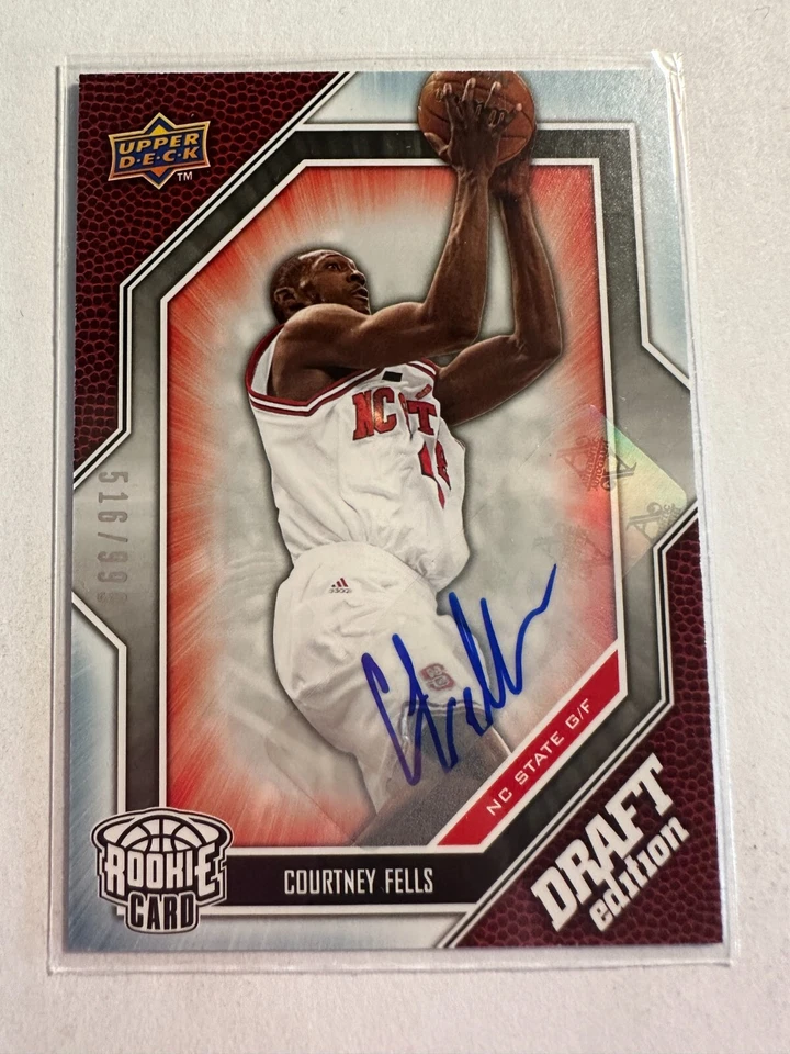 K113,124 - 2009-10 Upper Deck Draft Edition Auto #15 Courtney Fells #/999 - Image 1 of 1