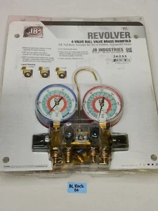 Jb Industries 26233 Manometro per collettori, 4 valvole - Foto 1 di 4
