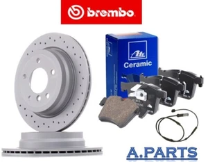 BREMBO / ATE CERAMIC BREMSENSATZ GELOCHT Ø 348 mm WK VORNE BMW 3er E90 E91 E92 - Picture 1 of 1