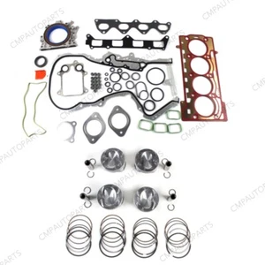 EA111 Engine Gasket Kit & Pistons Rings Set For VW AUDI BWK CAVA CTHA CAVG 1.4T - Picture 1 of 8