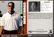 Josh Fallin 2006 Choice Winston-Salem Warthogs #26 Card *AutographDen*
