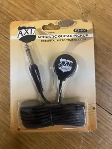 AXL PG800 ACOUSTIC GUITAR PICKUP WITH 1/4" JACK NEW IN PACKAGING!!! - Picture 1 of 3