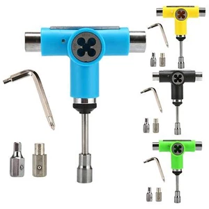 Multi Skateboard Roller Skate Long Board T Tool Wrench - Picture 1 of 29
