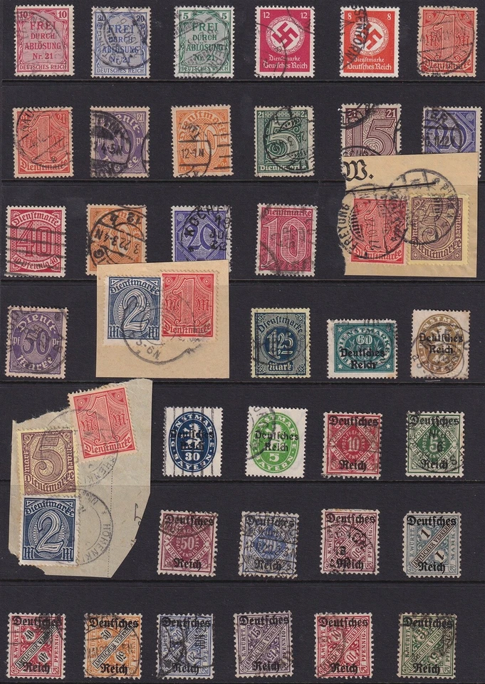 Lot Stamp Germany Reich Dienst Inflation Bayern Officials Dienstmarken U 1 - Image 1 of 1