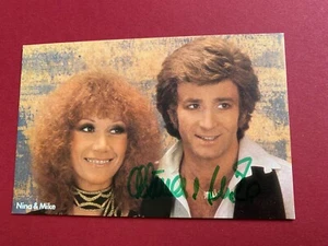 NINA (†2005) & MIKE (†2015)   signiert signed  Autogrammkarte 9x14 - Picture 1 of 1