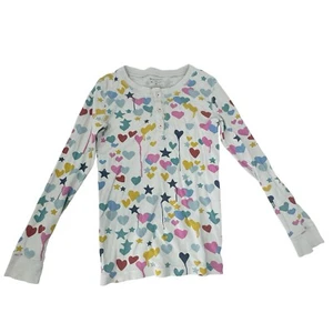 Kerri Rosenthal x Roller Rabbit 100% Pima Cotton Starry Love Pajama Top Girls 8 - Picture 1 of 4