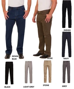 Ex M&S Mens Straight Jeans Reg Comfort Stretch Stormwear Trouser Pants RRP£40 - Picture 1 of 44