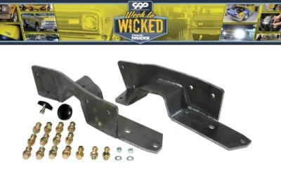 Camión Chevy C20 GMC 2500 1963-1972 cuadro trasero kit muesca C perno en camiones de 3/4 toneladas Foto 1 de 4