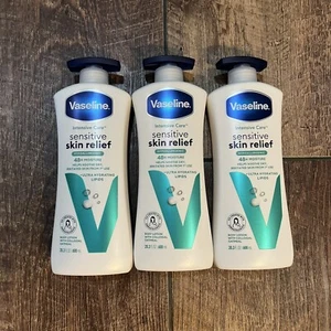 Vaseline Intensivpflege Linderung empfindlicher Haut nicht fettende Körperlotion, 20,3 flüssige Unzen - Bild 1 von 2