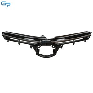 Front Upper Bumper Grille For Toyota Corolla 2017-19 Glossy Black Grill Plastic - Picture 1 of 12
