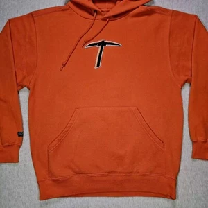 Y2K JanSport UTEP Hoodie Mens SMALL S Orange Miners NCAA Sweatshirt - Picture 1 of 10