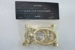 Miche Removable Gold Color Quick-Clip Swivel Hardware Set of 2 Length 3" Width 2 - Picture 1 of 9
