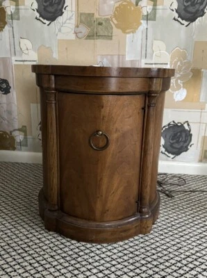 HERITAGE FURNITURE Italian Provincial Bird's Eye Maple 20" Round  Accent Stor... - Image 1 of 4