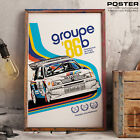 POSTER locandina WRC Group B Rally Legend Peugeot 205 T16 Maxy GTI History Cars 