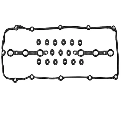 VINAUO Valve Cover Gasket Set for BMW 2002-2006 M54 E46 E39 E83 E53 325i 330i - Image 1 of 4