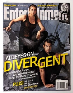 ENTERTAINMENT WEEKLY March 2014 SHAILENE WOODLEY THEO JAMES #1301 Divergent - Picture 1 of 3
