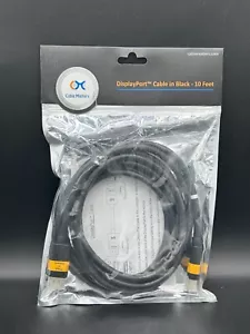 Cable Matters DisplayPort Cable In Black 10 Feet New - Picture 1 of 1