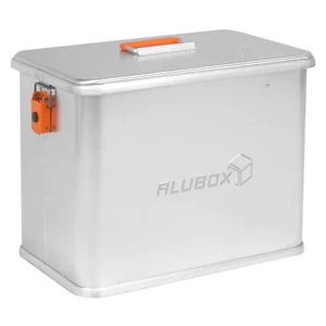 ALUBOX® M41 Liter Motorradkoffer Motorradbox silber Seitenkoffer Metallbox Kiste - Bild 1 von 12