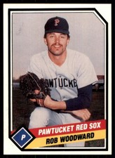 1989 CMC Pawtucket Red Sox Rob Woodward Pawtucket Red Sox #10