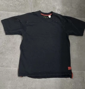 Camiseta Orvis Negra Etiqueta Bordada Negra 100% Algodón Orgánico - Imagen 1 de 7